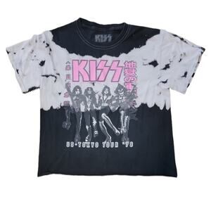 KISS Small Short Sleeve Tie Dye Band Tee